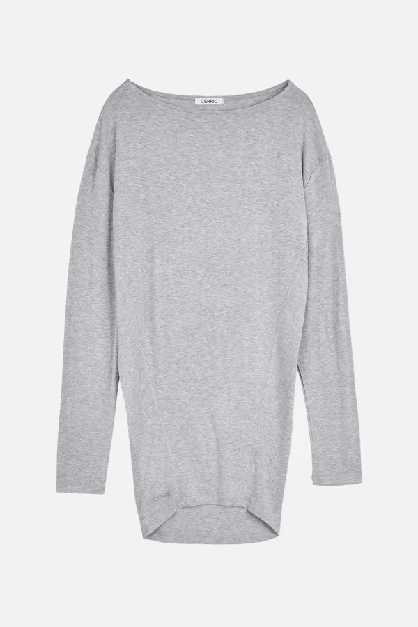 Basic Tappered Top _ Gray
