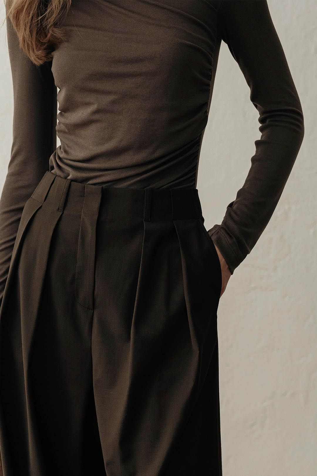엘보른 Ciara Drape Shirring Top 상품 이미지 2