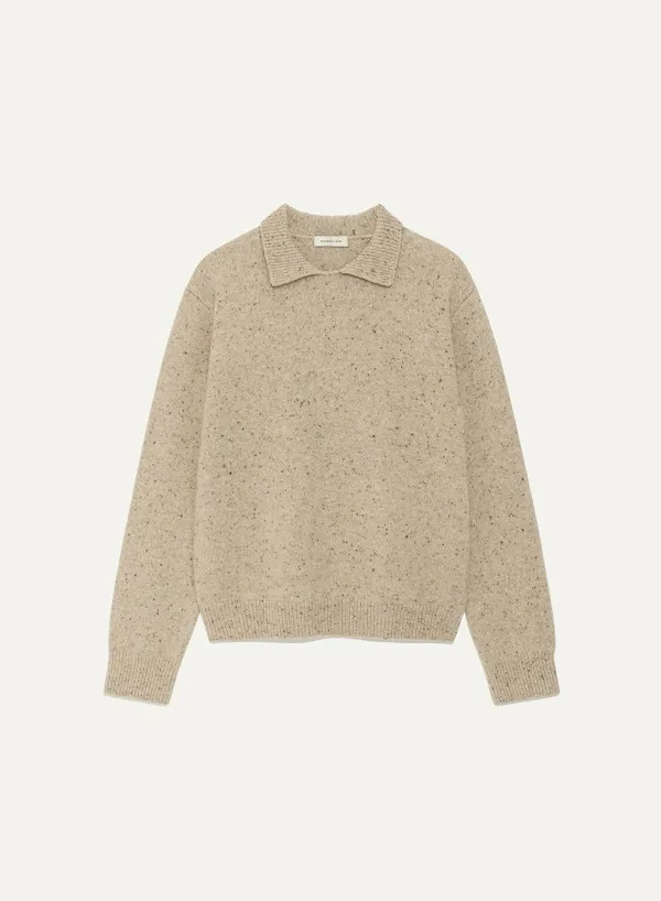 Olivier Pullover Sand-Melange