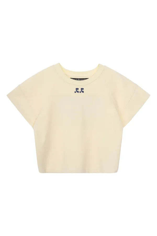 RR VOLUME SHOULDER T-SHIRT - LIGHT YELLOW