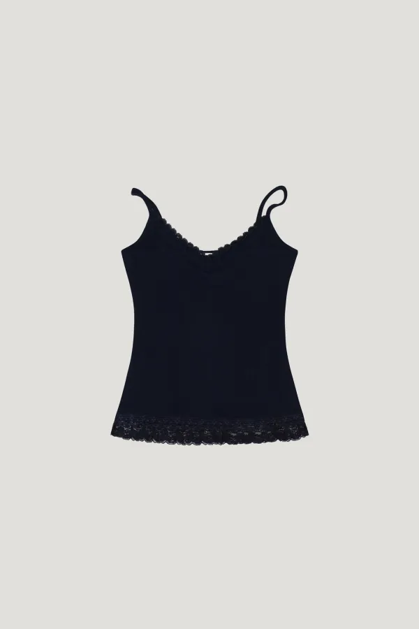 Double Lace Sleeveless (navy)