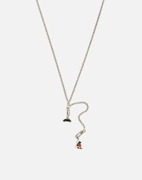50s Charm Sterling Necklace -#12