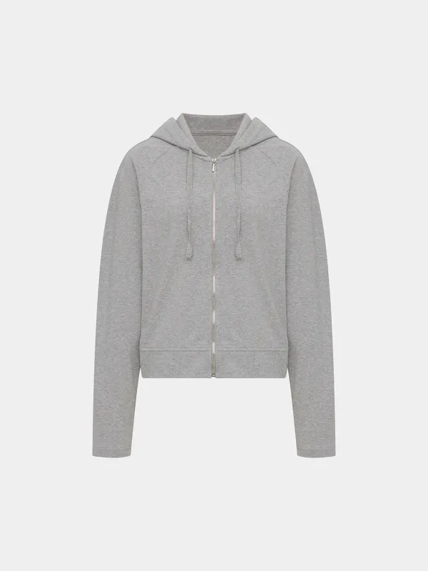Jade hoodie zip-up