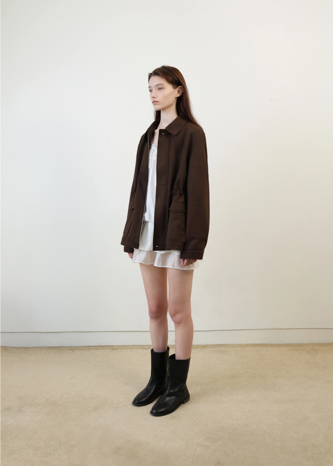 르베인 [3RD] Nate Suede Jacket(Brown) 상품 이미지 3
