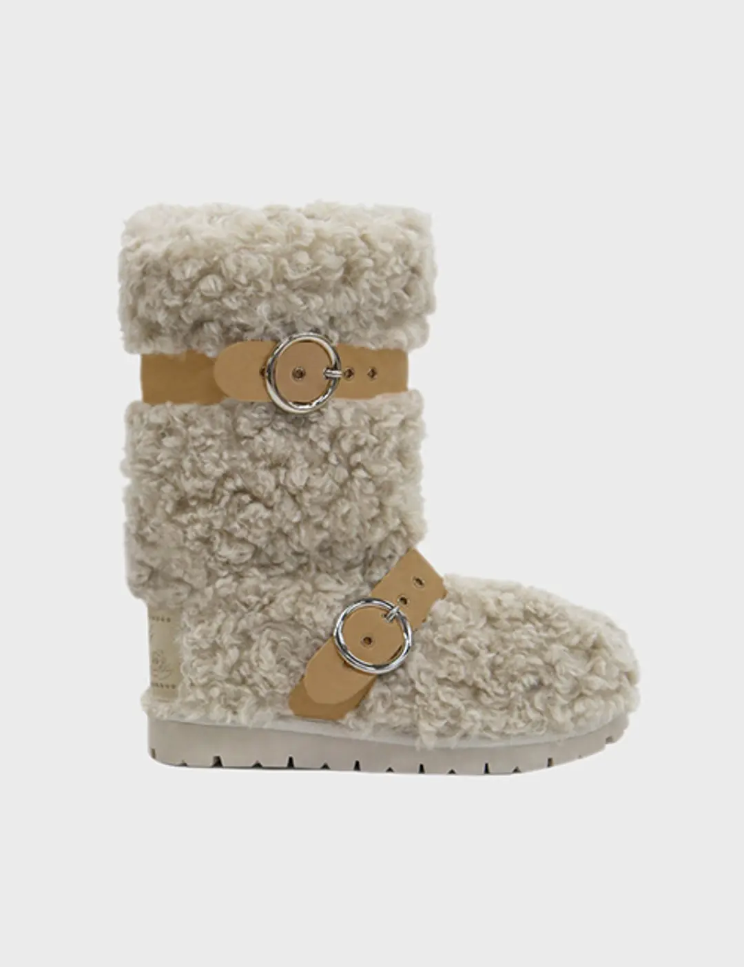 프레클 beige fur middle boots 상품 이미지 2