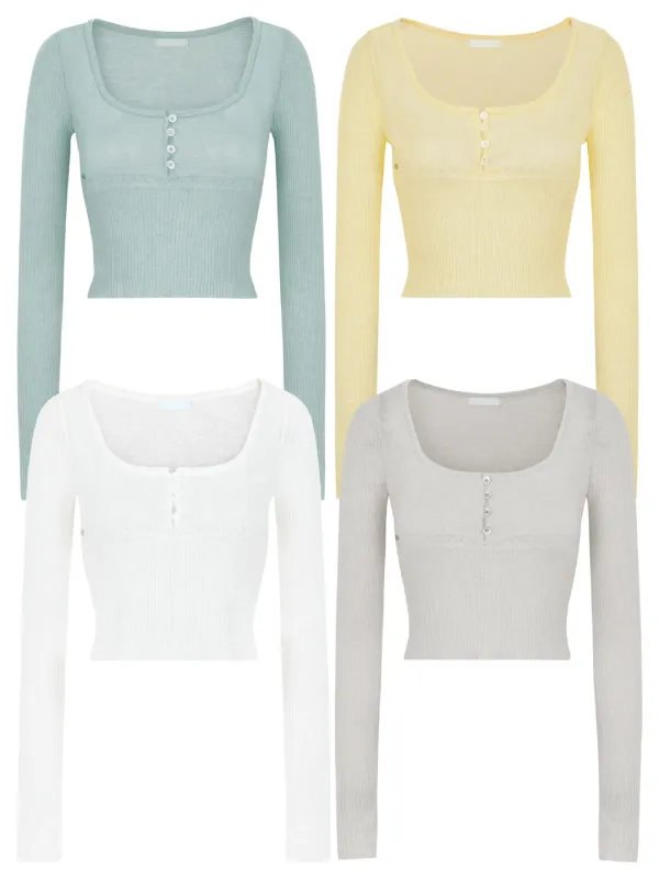 Lily Crop Knit T