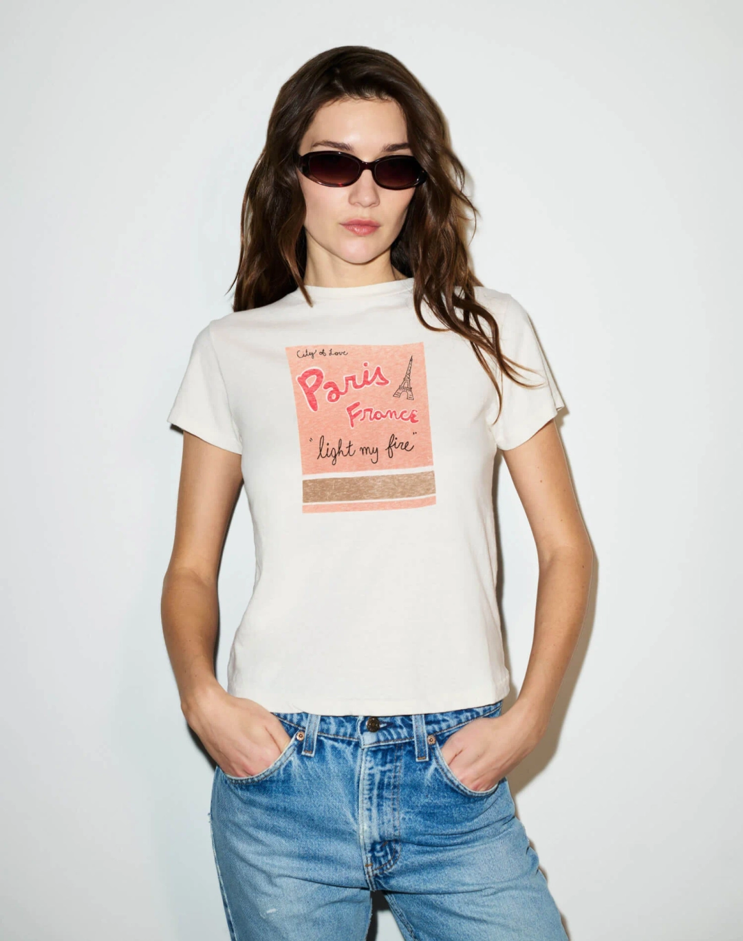 리던 Classic Tee Paris Matches - Vintage White 상품 이미지 2