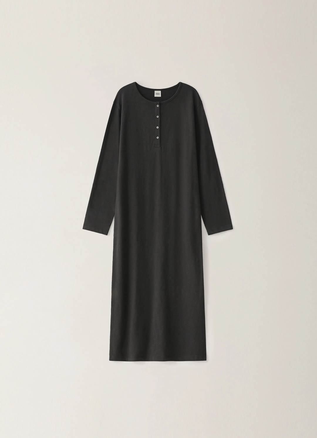 페블엠 Round Button Maxi Dress - Charcoal 상품 이미지 1