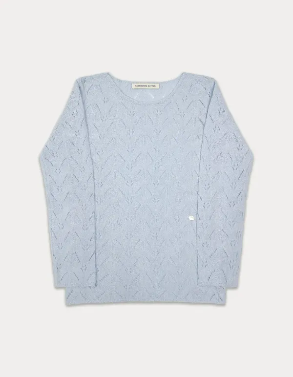 Skashi long sleeve knit - light blue