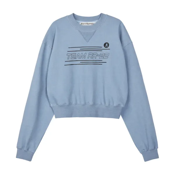 RR TEAM PIGMENT SWEATSHIRT - SKY BLUE