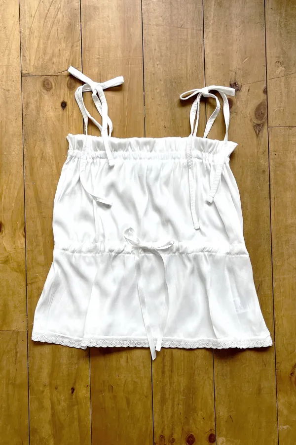 Lovely ribbon sleeveless