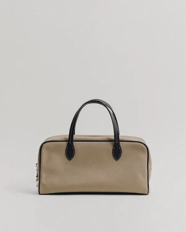 SAC LOQUET TOILE SMALL BEIGE