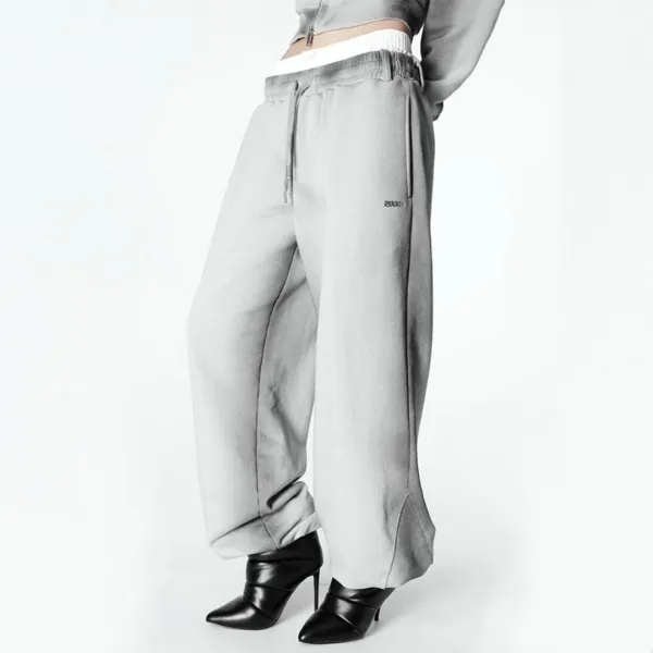 MOSS WASHED SWEATPANTS (STONE GREY)