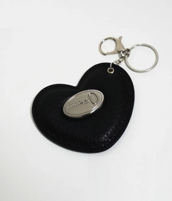 heart label keyring2 _Black