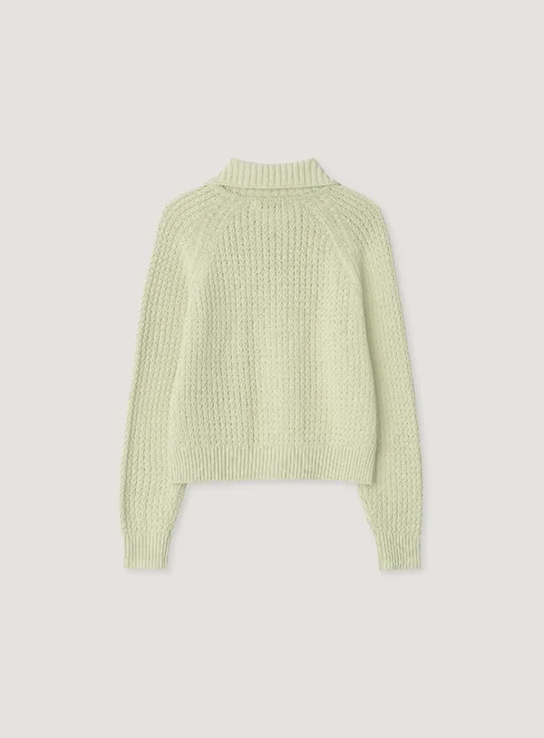 WEZZY CARDIGAN_LIGHT GREEN