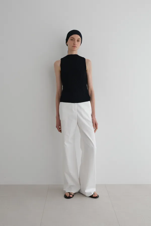 [6/19 순차배송] Phoebe Snap Trousers (offwhite)