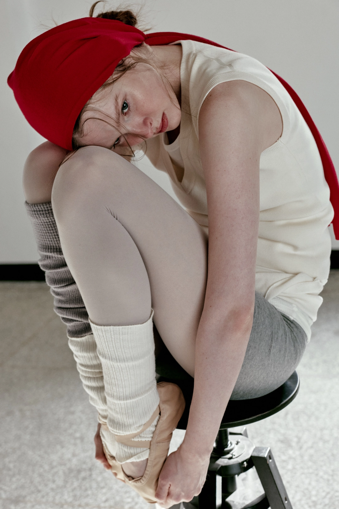 르917 LISSE MUFFLER [RED] 상품 이미지 2