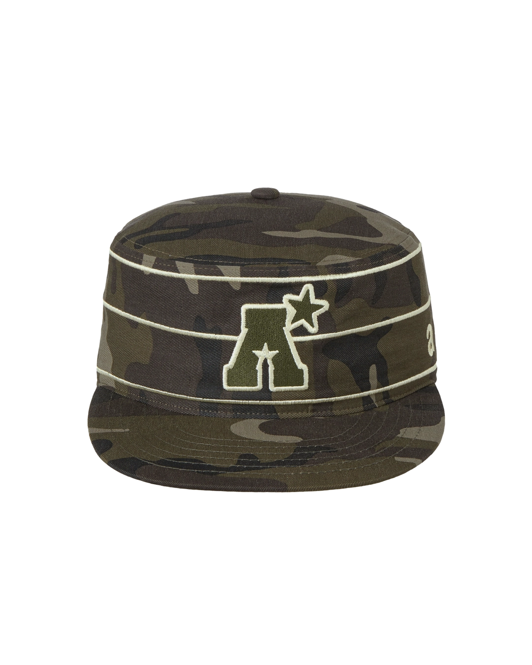 에이이에이이 A LOGO PILLBOX CAP [CAMO] 상품 이미지 1