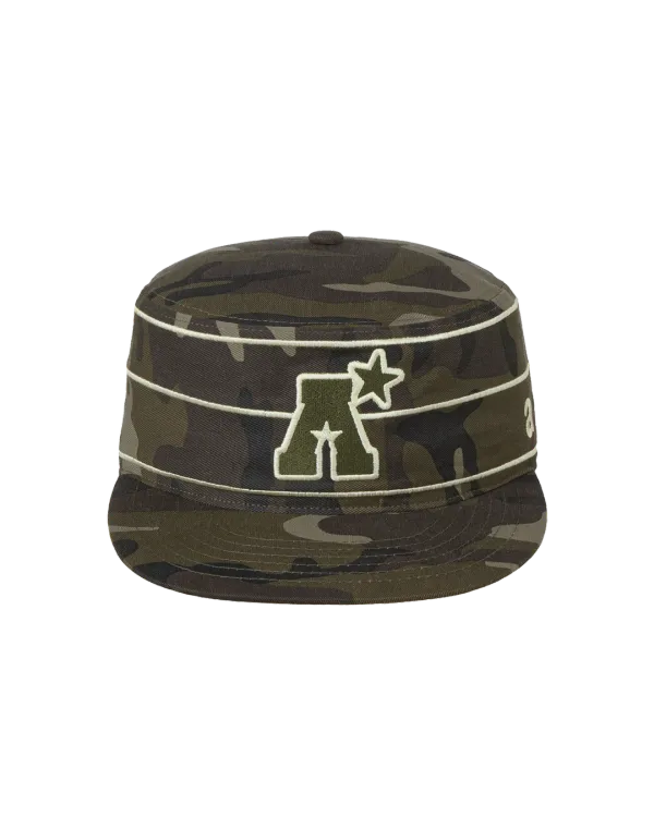 A LOGO PILLBOX CAP [CAMO]