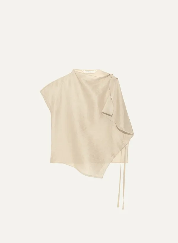 [RESTOCK] Delphine Blouse Toasted Linen