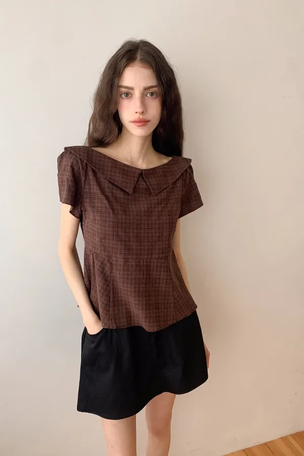 Fran Blouse / Brown