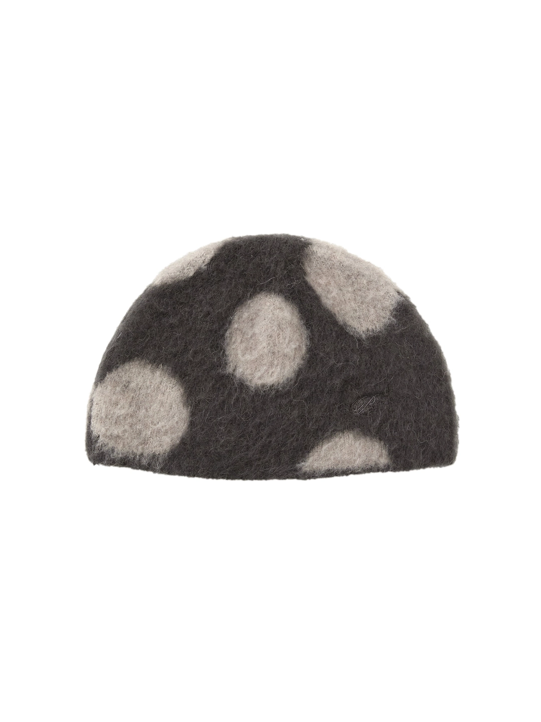 포에브 Fluffy Dotted Knit Beanie - Charcoal 상품 이미지 1