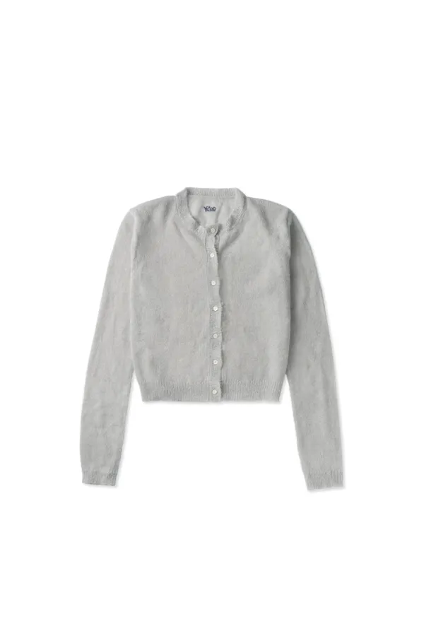 Spring soft cardigan set_mute gray