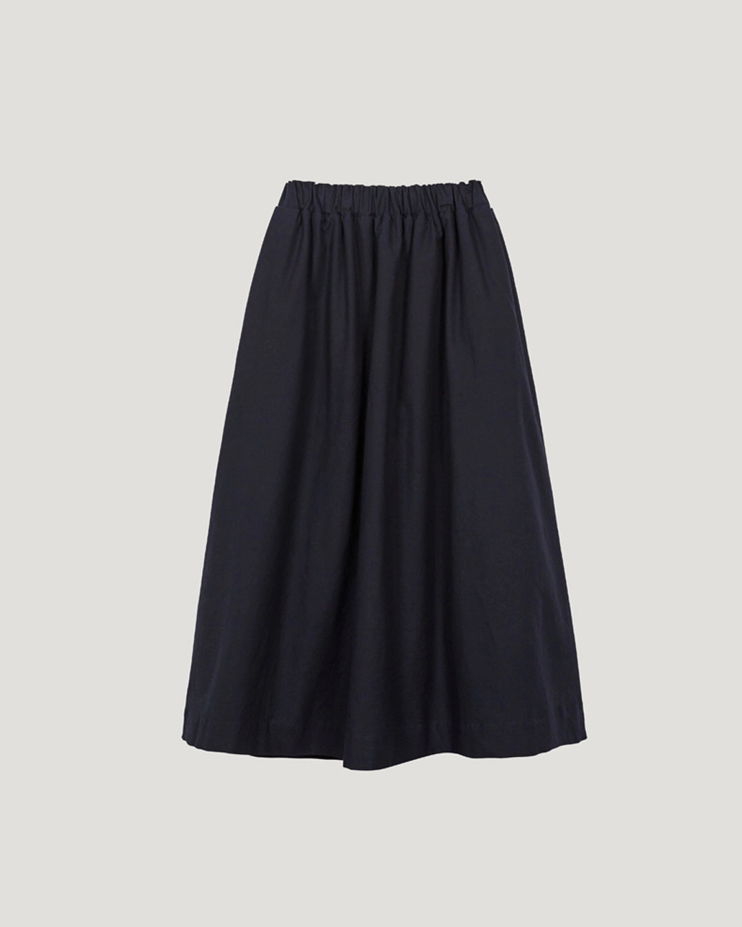 플레따 flétta Cotton String Long Skirt_Navy 상품 이미지 1