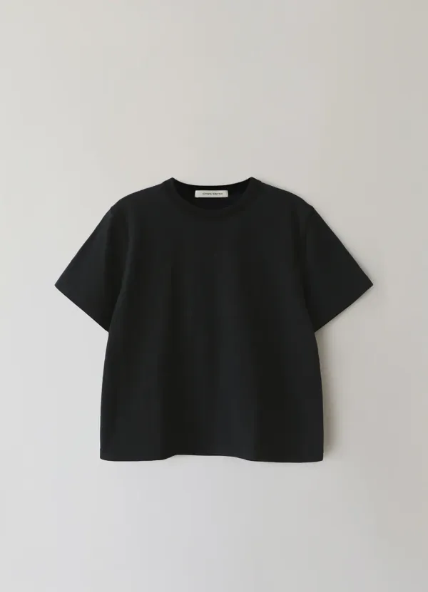 4TH / Mori cotton t-shirt (Black)
