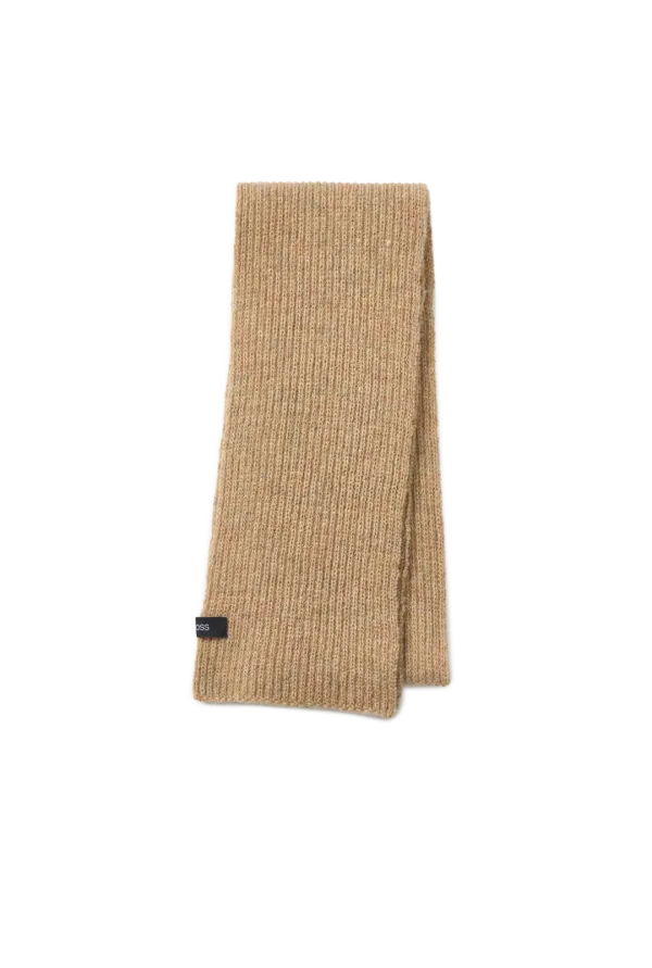 PETIT KNIT MUFFLER (MIXED BEIGE)