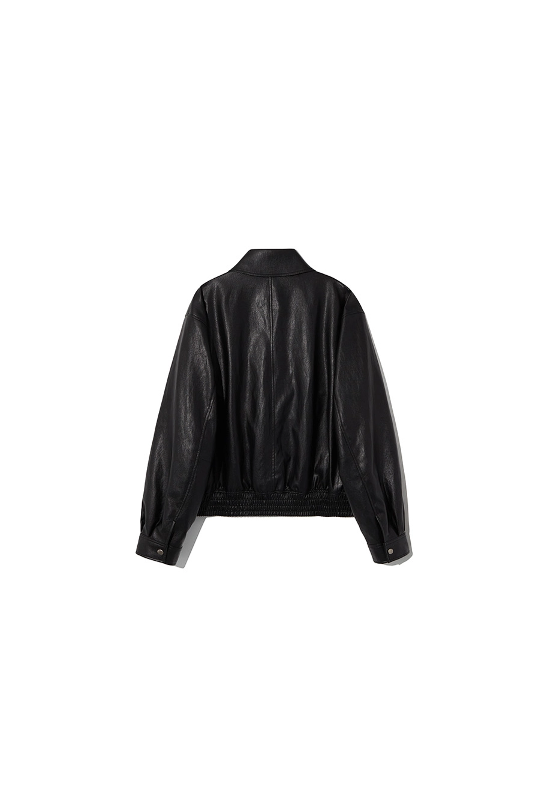 르917 FAUX LEATHER ZIP BLOUSON [BLACK] 상품 이미지 1
