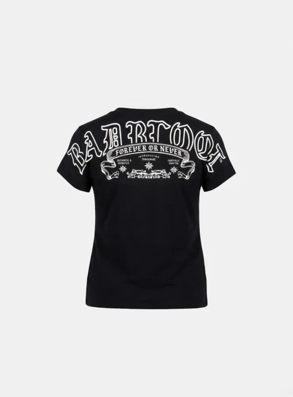 [w-tee26-105] Mystic Capsule Slim Fit Short Sleeve T-Shirt - Black