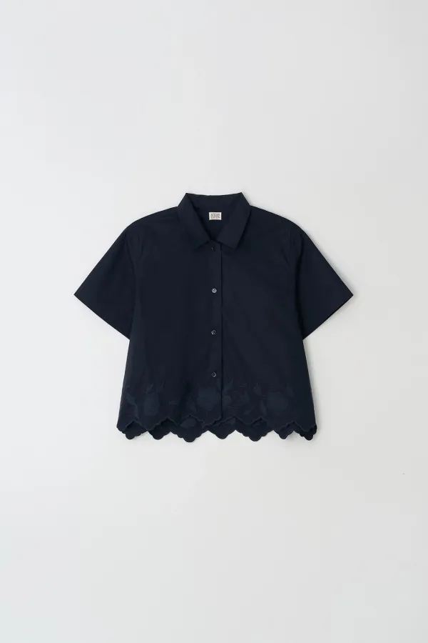 Embroidered Shirts (navy)
