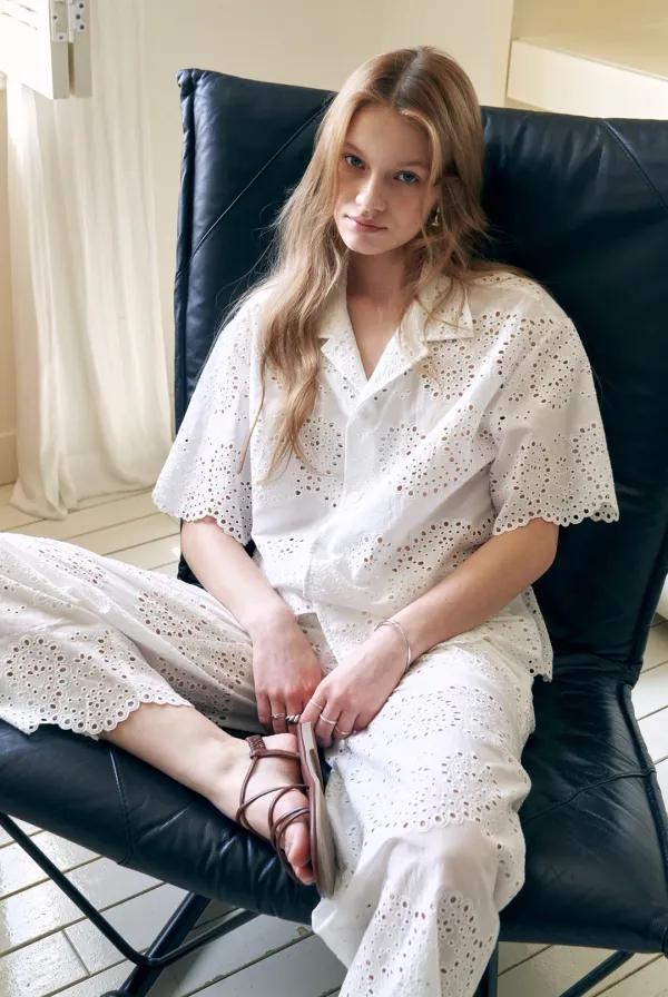 Sorento Lace Shirts (White)