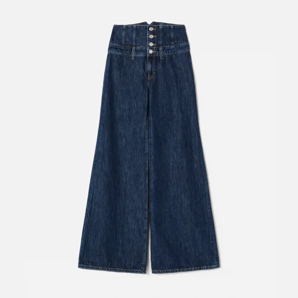 Corset Jean - Indigo Flow