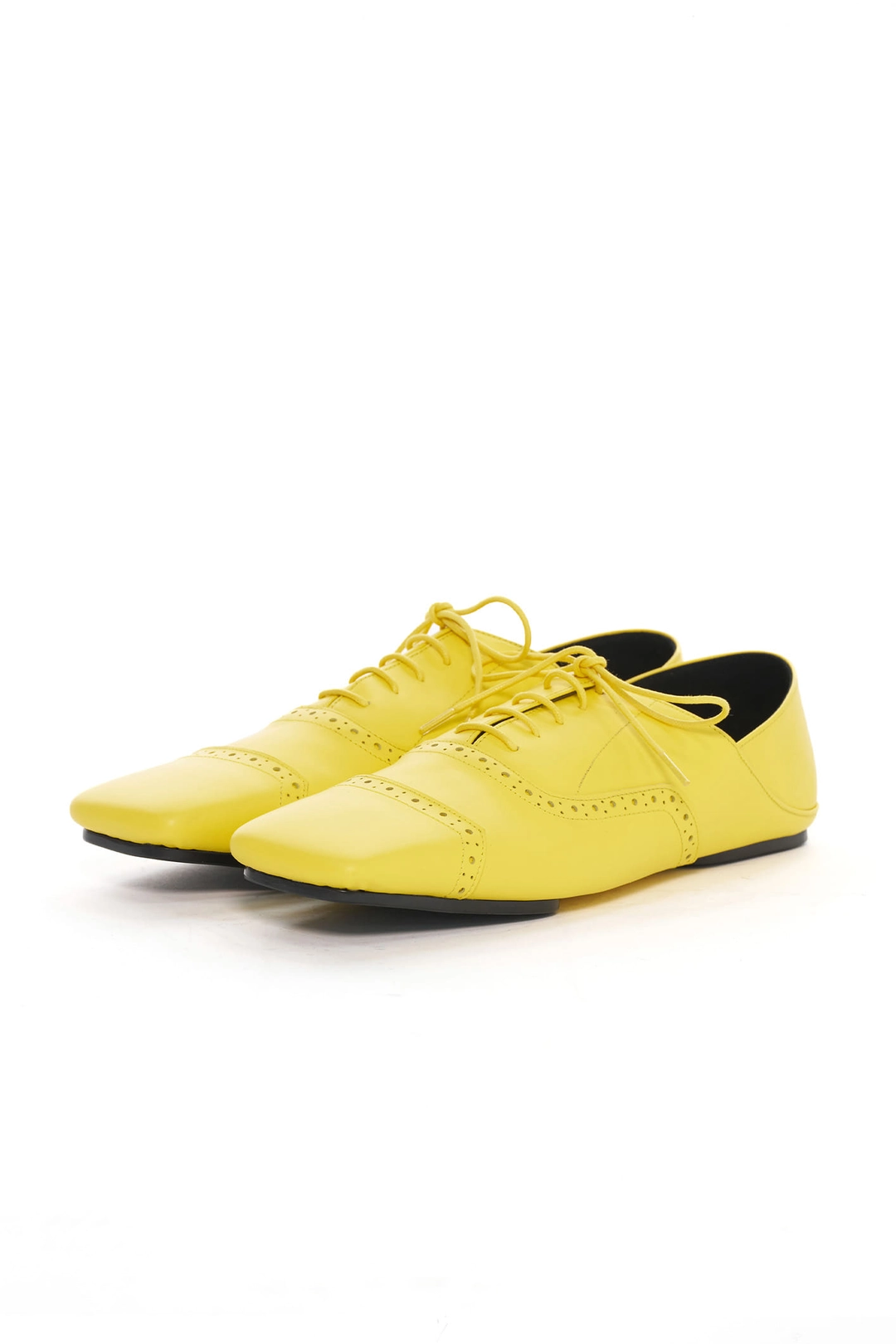 푸쉬버튼 SS26 YELLOW FOLDABLE OXFORD SHOES 상품 이미지 1