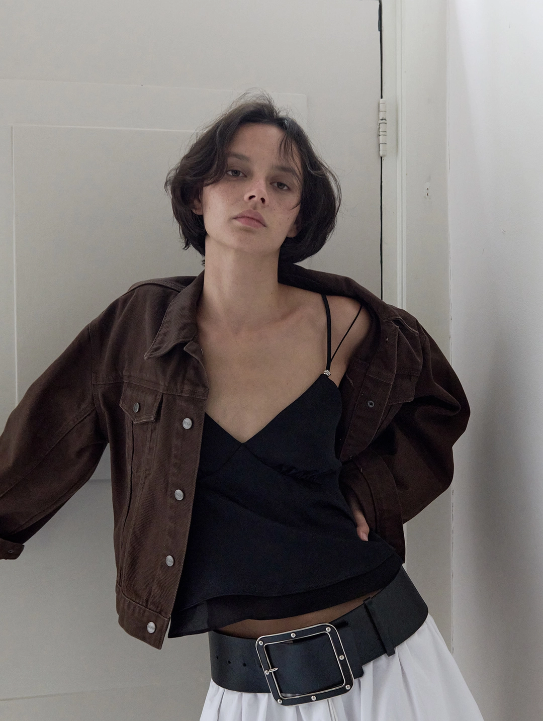 포에토 [2nd/restock] Rebeka silky blouse - black 상품 이미지 2