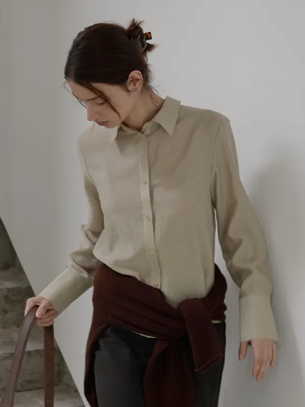 2way wing shirts - Light khaki