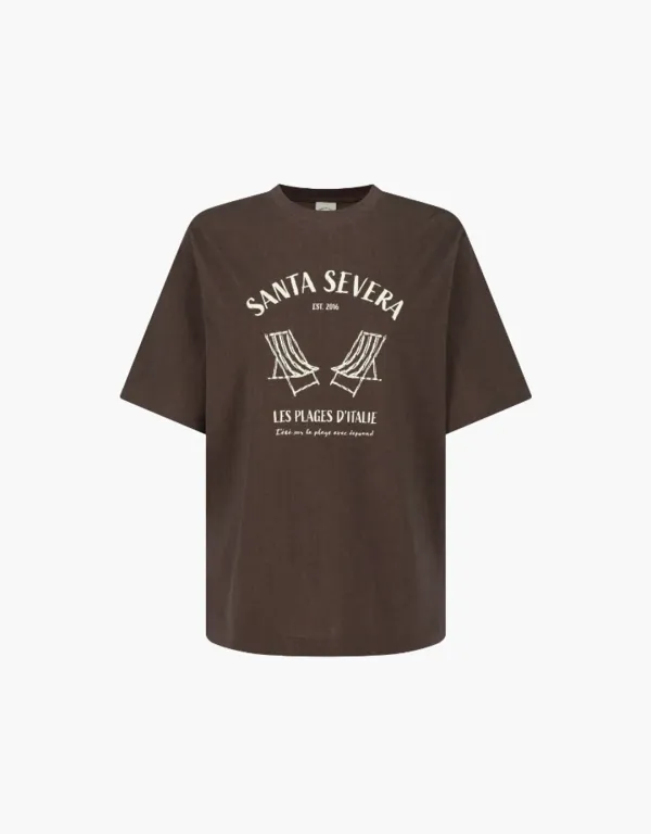 pigment chair graphic t-shirt - brown