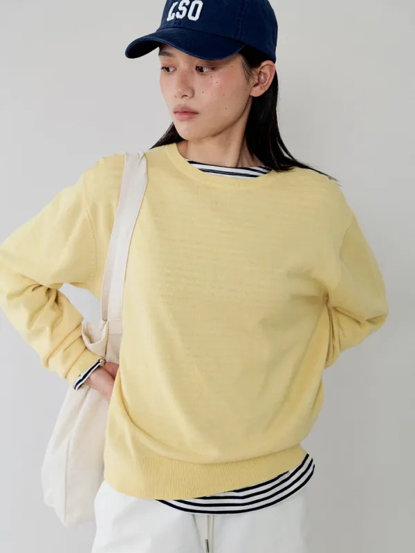 Comfort round cotton knit_daisy