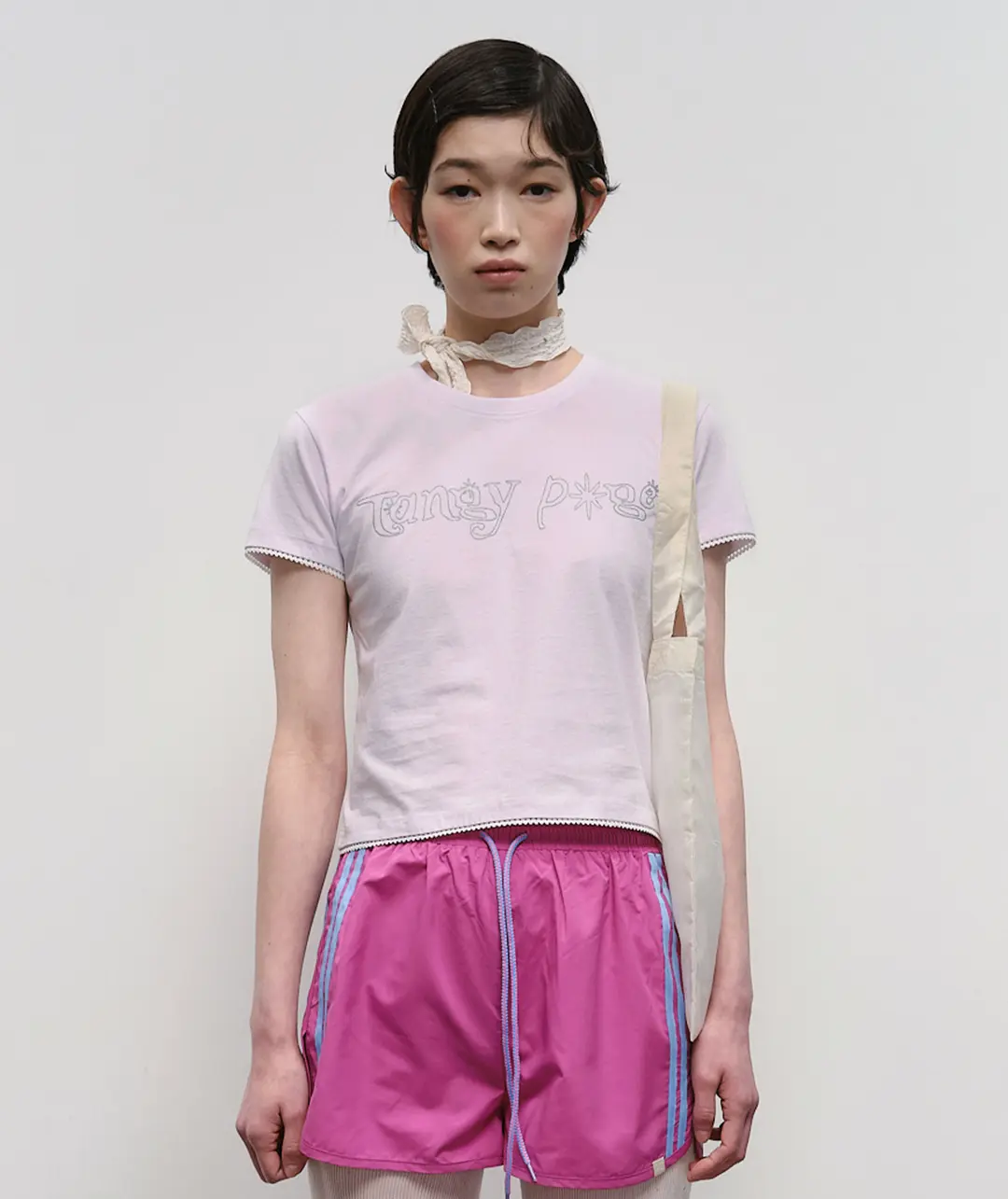 타입서비스 Tangy Page Lace Top [Pink] 상품 이미지 2