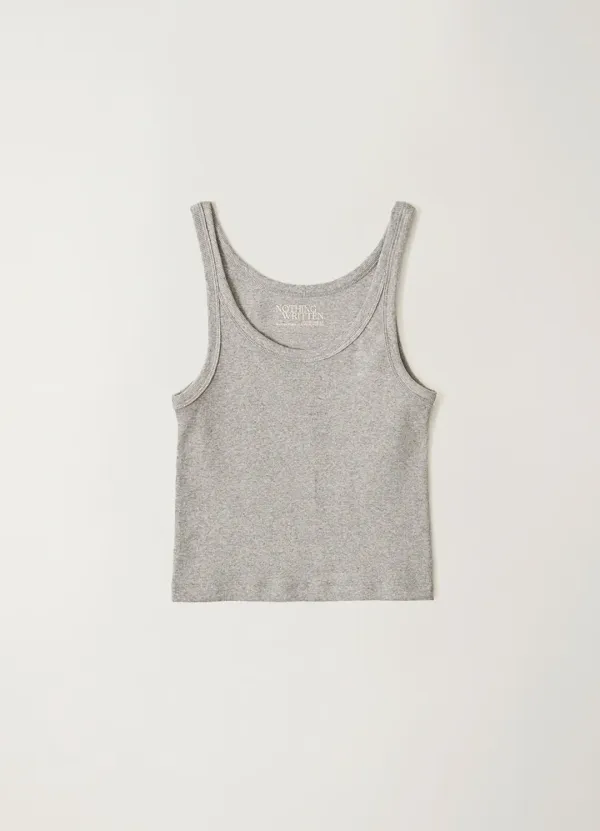 5TH / Curved rib tank (Gray)