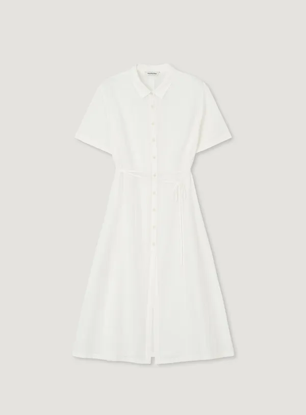 SANDI SHIRT ONE PIECE_PURE IVORY