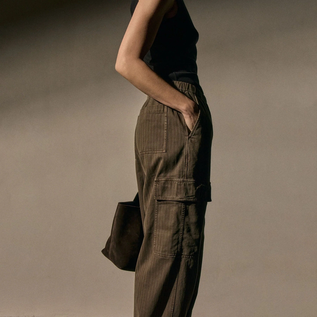 제임스펄스 Herringbone Twill Parachute Pant - Caribou Pigment 상품 이미지 1