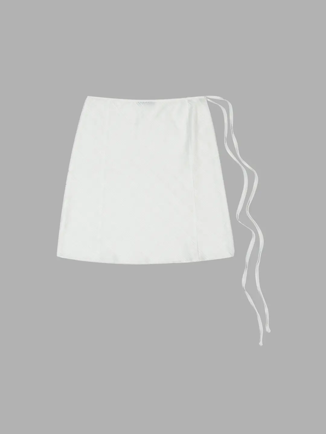로우클래식 Sheer Layered Skirt_White Check - LOW CLASSIC 상품 이미지 1