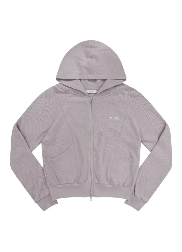 BUNNY TRAINING HOOD ZIP-UP / PINK
