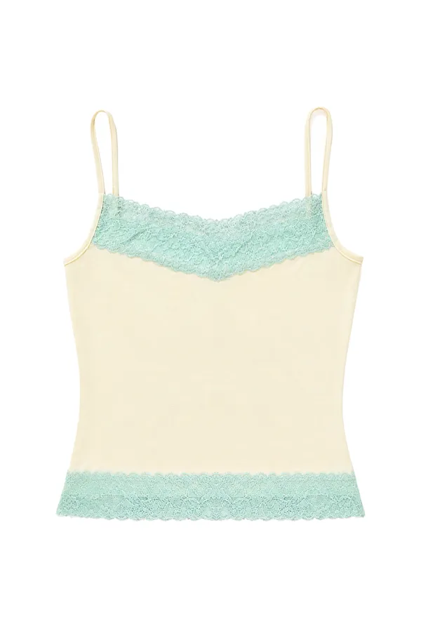 DOUBLE LACE TOP (LEMON)