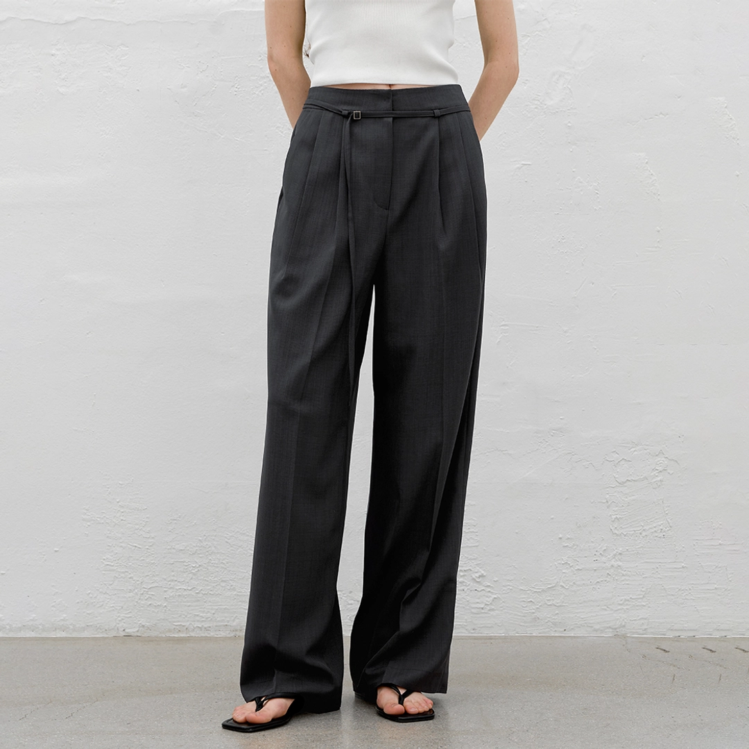 아뜰리에 나인 (PT-5661)ESSENTIAL ROGER SET-UP PANTS S 상품 이미지 1
