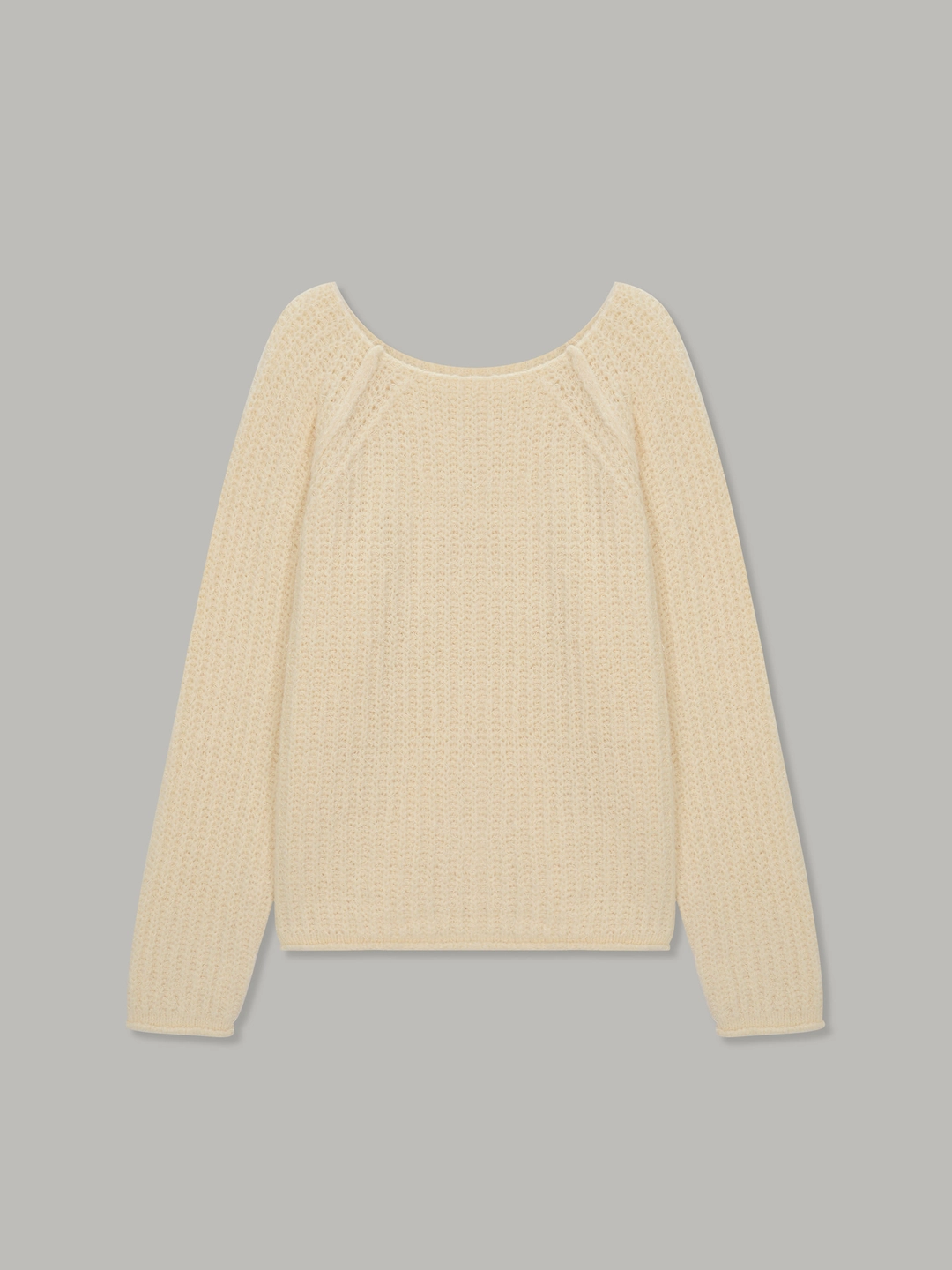 리볼드 Alpaca Boat-Neck NT_(Cream) 상품 이미지 2