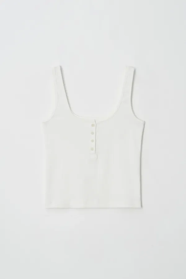 fourb sleeveless - ivory